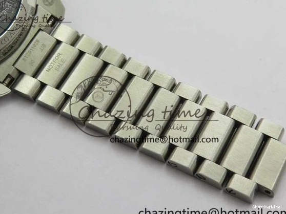 0111 Speedmaster SS Snoopy Apollo OMF Best Edition White Dial on SS Flat link Bracelet Venus Trendy 7882